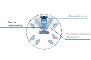 Ear Centric Rechargeable Hearing Aids EasyCharge2 Programmable hearing aids - Dual Microphones